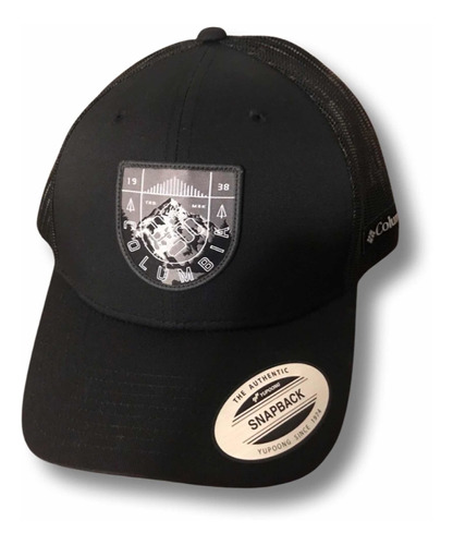 Jockey Columbia Snapback, Black, Logo Bordado, Importado Usa