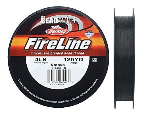 Arte - Beadsmith Fireline - Hilo Trenzado Para Abalorios, 4 