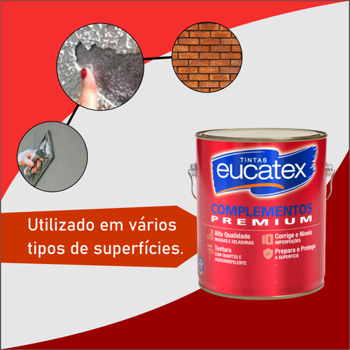 Kit 3 Galões Fundo Preparador Eucatex Base Água - 900ml