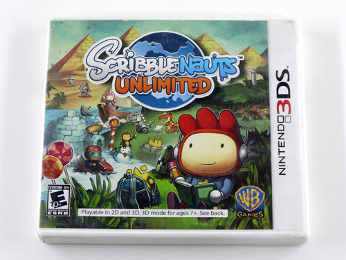 Scribble Nauts Unlimited Original Nintendo 3ds