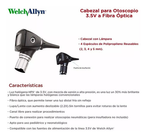 Welch Allyn Set Otoscopio Oftalmoscopio Hospital Classic