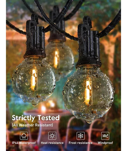 Luz De Cadena Al Aire Libre G40 Luz De Jardín Led Esférica