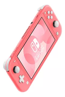 Nintendo Switch Lite 32gb Console Portátil Tela 5,5'' Controles Embutidos - Coral