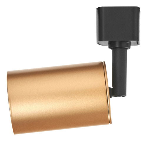 Lámpara Spot Dirigible Para Uso En Riel Color dorado Kanon Small Illux Tl-5150.r