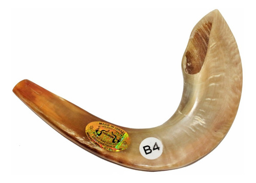 Imagem 6 de 6 de Shofar Chifre De Carneiro De Tocar - De Israel 40-44 Cm