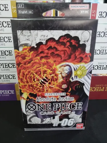 bandai trading card games one piece absolute justice starter deck Game - - - - ST06 - English such as Reduce the cost of an opponents character One Piece - Starter Deck