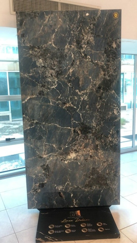 Porcelanato Spl 120x240 Coral Azul Pulido Brillante