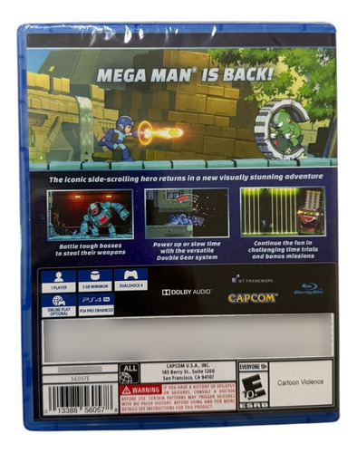 Mega Man 11 Para Playstation 4 Físico