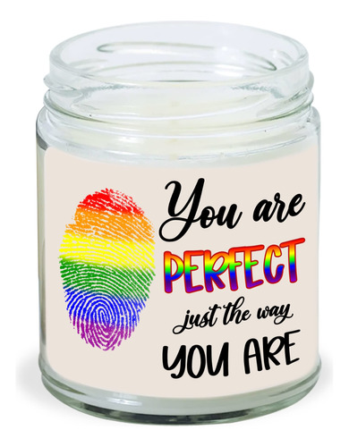 Vela Lgbt You're Perfect Just The Way You Are Gay Regalo Me