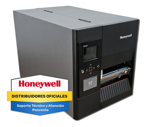 Impresora Industrial De Etiquetas Autoadhesivas Honeywell Pd45 Transferencia Térmica Y Térmica Directa Conexión Usb Placa De Red Ethernet + 2 Rollos De Etiquetas Bonificados