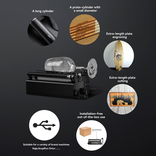 Atomstack Kit De Sistencia De Aire Y R3 Pro Rodillos