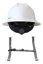 Comprar Kit Casco Ala Ancha V-gard Msa Y Barbiquejo 4 Puntos Msa