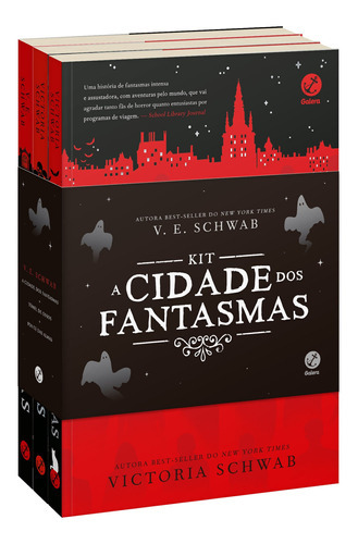 Kit Cidade dos Fantasmas, de V. E. Schwab. Editora Galera, capa mole em português