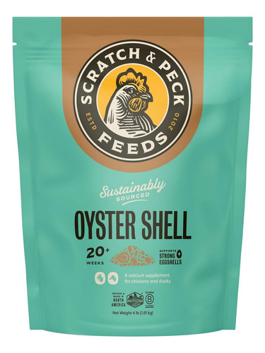 Scratch And Peck Feeds Cluckin Good Oyster Shell Suplemento
