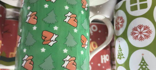 2 Tazas Mug Con Motivo Navideño Navidad Personalizada Mayor 