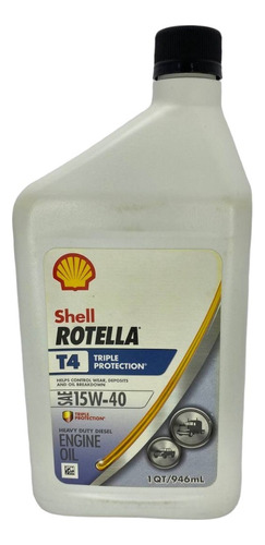 Aceite Mineral Shell Rotella T4 15w-40 Mineral Api Ck-4 Cj-4