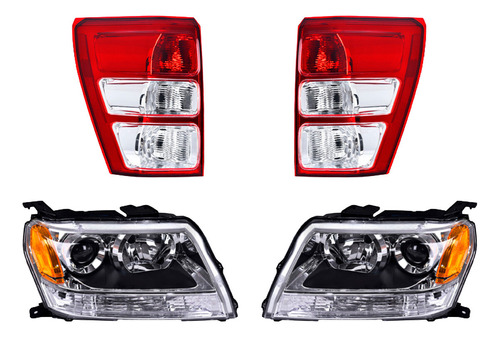 Paq Calaveras Y Faros Grand Vitara 2006/2008 Depo