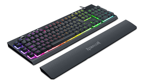 Imagen 3 de 4 de Teclado Gamer Redragon Shiva K512 Rgb Qwerty Rgb
