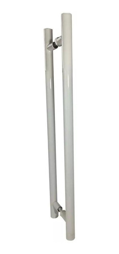 Puxador Para Portas Madeira / Vidro Tubular Branco - 60 Cm