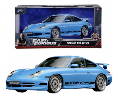 Jada 33667 1:24 Ff5 Brians Porshce 996 Gt3 Rs