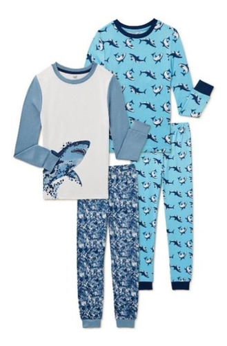  Pijama Para Niños, Tallas 8 Y 10.