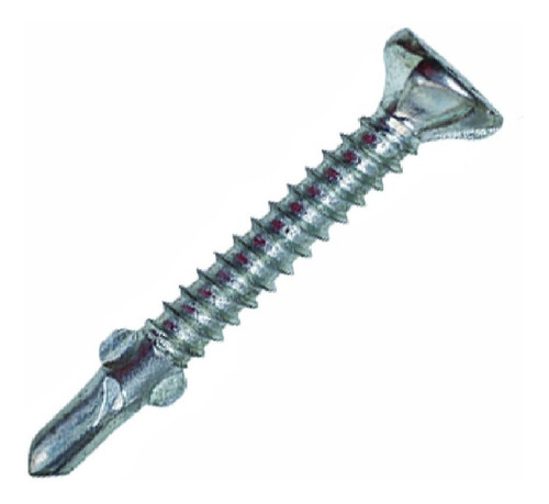 Imagen 1 de 4 de Tornillo Aletado Mecha 8x1-1/4' 32mm X100 Knauf Durlock Alas