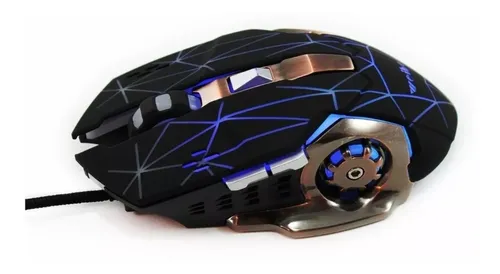 Mouse Gamer 6 Botenes Weibo S200 Luces Led Rgb-3200 Dpi