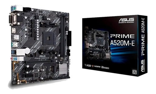 Placa Mae Asus Prime A520m-e Amd Am4 Ddr4 Ryzen Matx A520