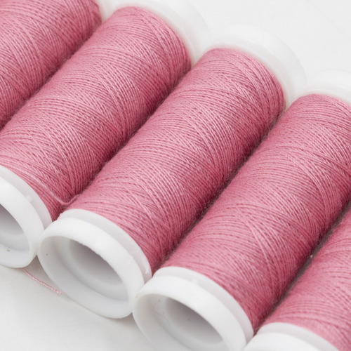 Hilo De Coser Corona Cucito Doméstico- Poliester 90m X 10u 153 Rosa Viejo