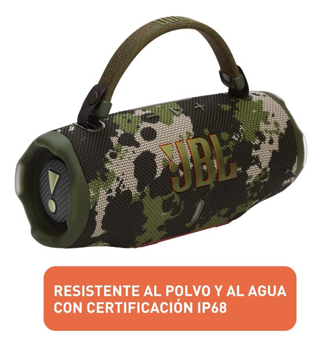 Bocina Portátil Jbl Charge 6 A Prueba De Agua Bluetooth Camuflaje