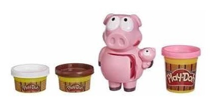 Imagen 2 de 2 de Play-doh, Plastilina, Animal Crew Cerdito Travieso, Cochino
