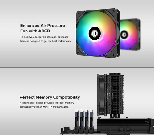 Cooler Cpu Id-cooling Se-224-xts Argb Intel Amd 220w Tdp !