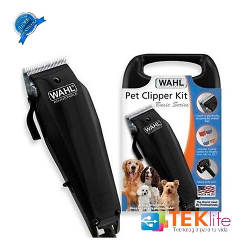 Maquina Rasuradora Corta Pelo Para Perros Mascotas Wahl Casera Negra Cl