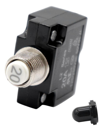 Disyuntor De Con Botón Pulsador 12v-24v De 1 Pieza Con