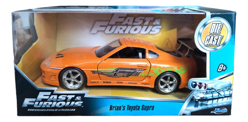 Toyota Supra Brian O´conner Rápido Y Furioso Jada Escala1:32