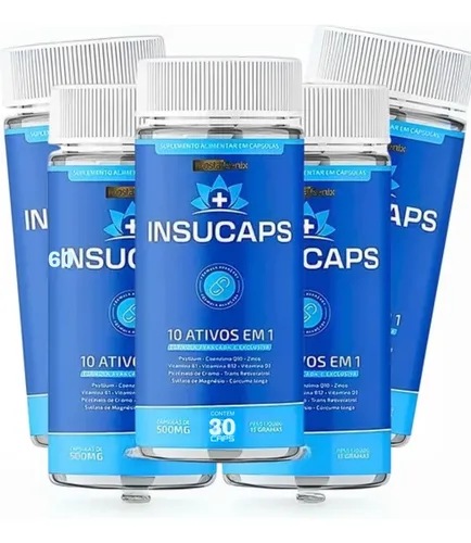 comprar 3x Insucaps Original 30 Capsulas Loja Oficial Vida Saudavel