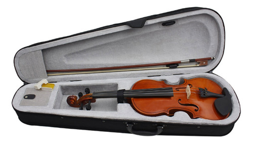 Violín Para Estudiantes De Tamaño 1/8 Con Funda, Arco De Mad