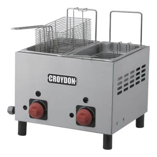 Fritadeira Gás Inox F2ag Croydon Gás Croydon Gás Glp Botijão