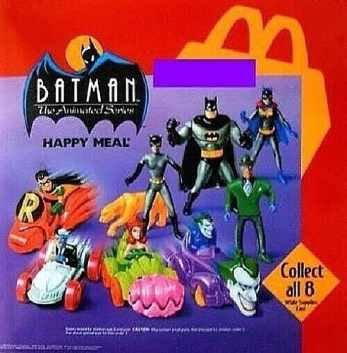 Batman Animated Serie Mcdonalds Colección 1993 Completa