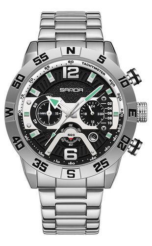 Reloj Sanda 9018 Quartz Creative Con Pantalla De Puntero A P