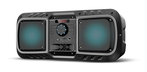 Parlante Portatil Bluetooth 4.2 Soul Box Sound Xl350 Led 