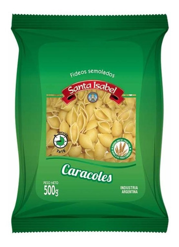 Pack X 18 Unid. Fideos  Caracol 500 Gr Sta.isabel