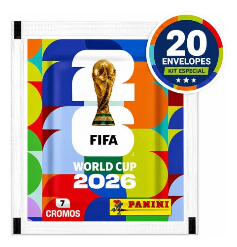 Panini Kit 140 Figurinhas Copa 2026