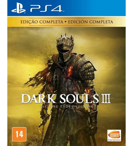 Dark Souls 3 Fire Fades Edition (mídia Física) Ps4 