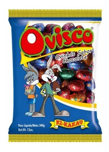 Ovinhos De Chocolate Ovisco Ki-kakau 340g