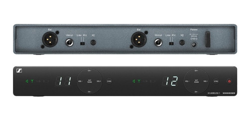 Imagen 2 de 3 de Micrófono Inalámbrico Sennheiser Xsw 1 825 Dual Color Negro