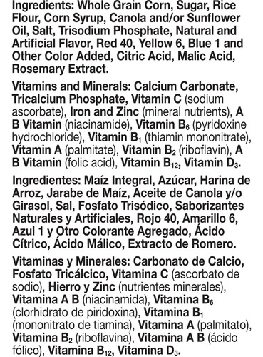 Trix Fruity Cereal Crujiente Con Sabor A Frutas
