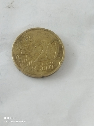 Moneda 20 Cent De Euro Alemana 2003