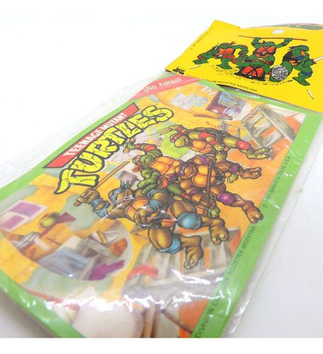 Tortugas Ninja Tmnt Invitacion Cumple Vintage 90s  6 Madtoyz