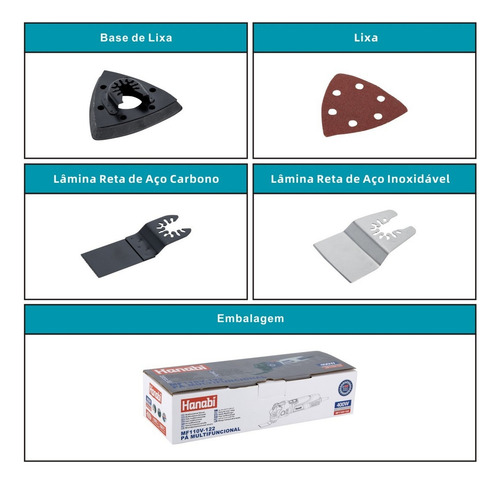 Oscilante Com Pá Multifuncional Triangular 400w Lixadeira